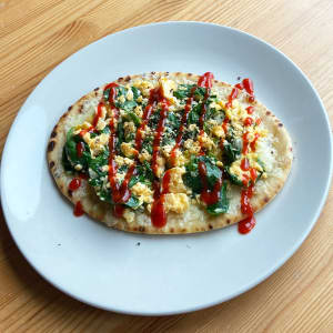 Egg and Cheese Flatbreads Recipe 